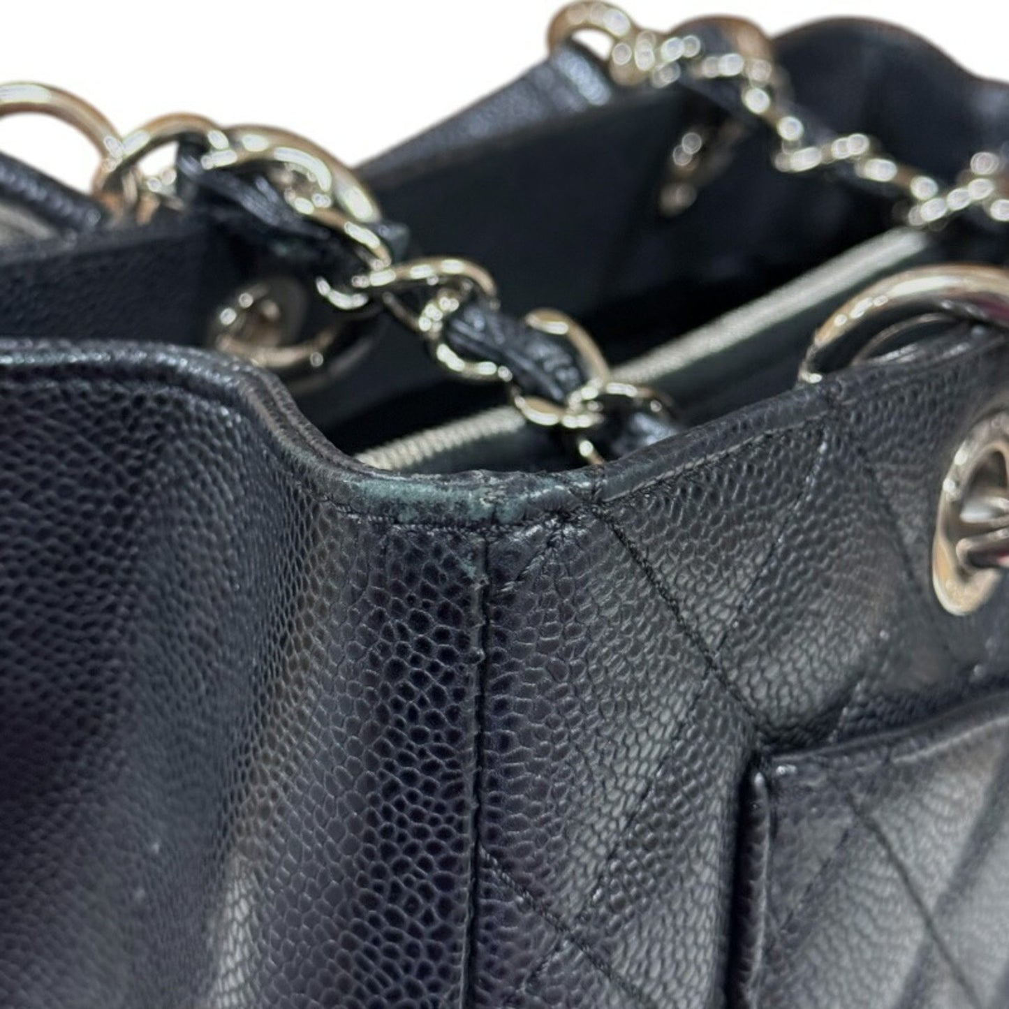 Chanel Black Leather Grand Shopping