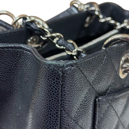 Chanel Black Leather Grand Shopping
