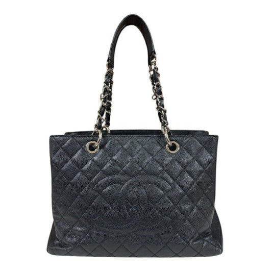 Chanel Black Leather Grand Shopping