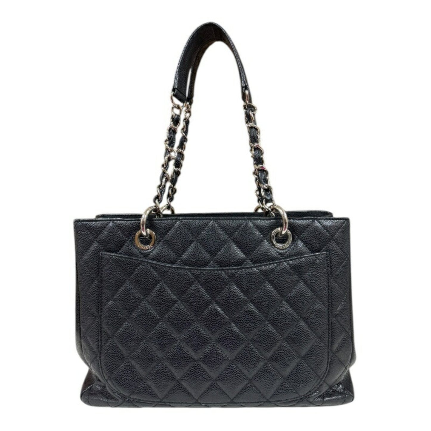 Chanel Black Leather Grand Shopping