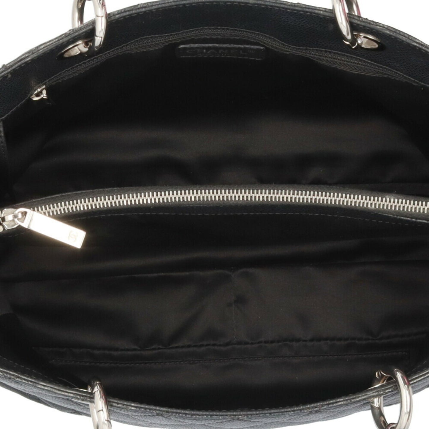Chanel Black Leather Grand Shopping