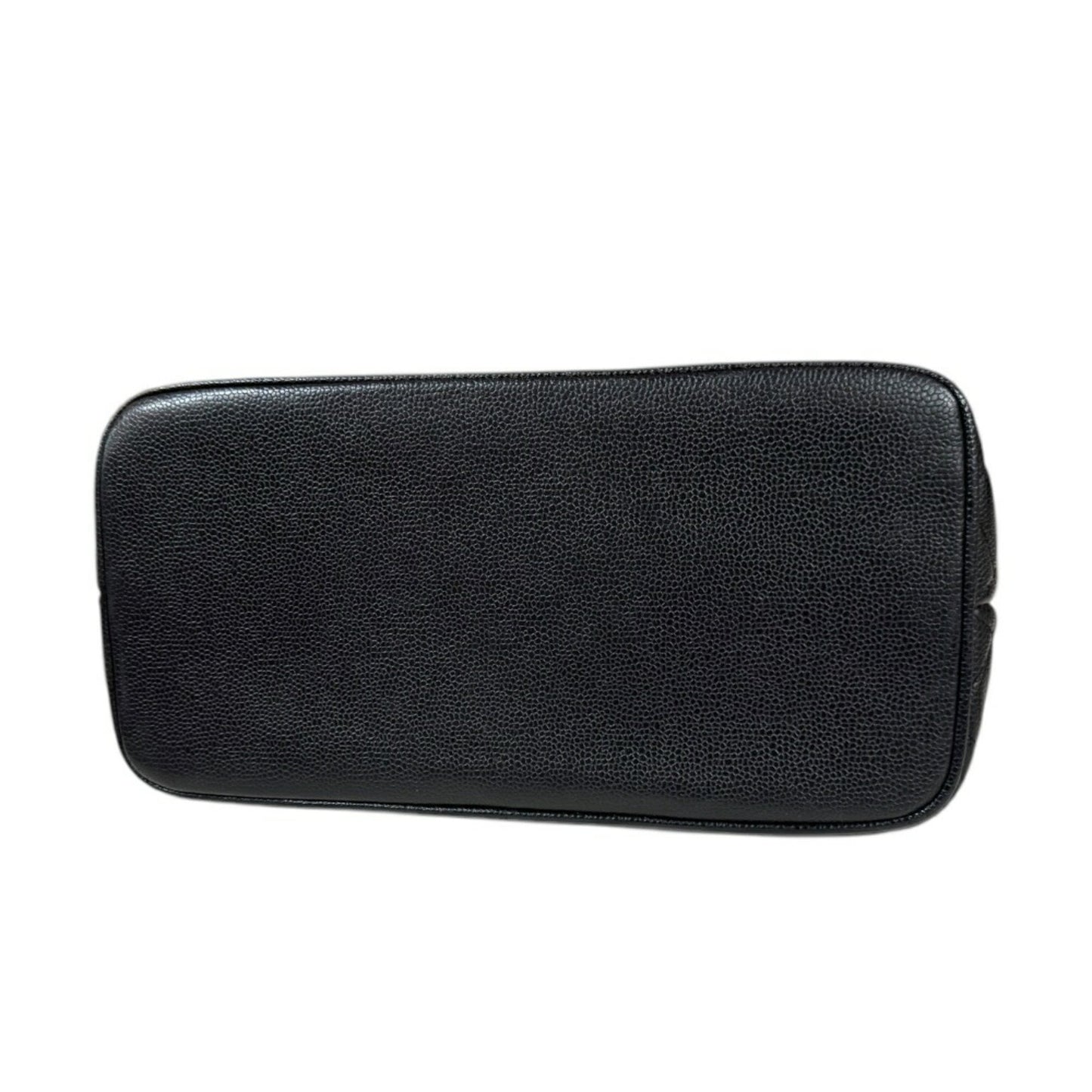 Chanel Black Leather Medaillon
