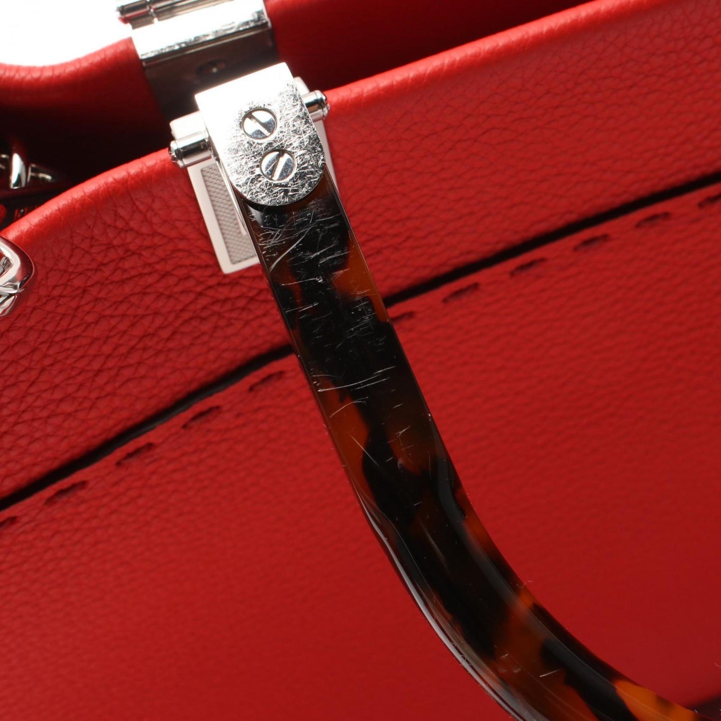 Fendi Red Leather Sunshine