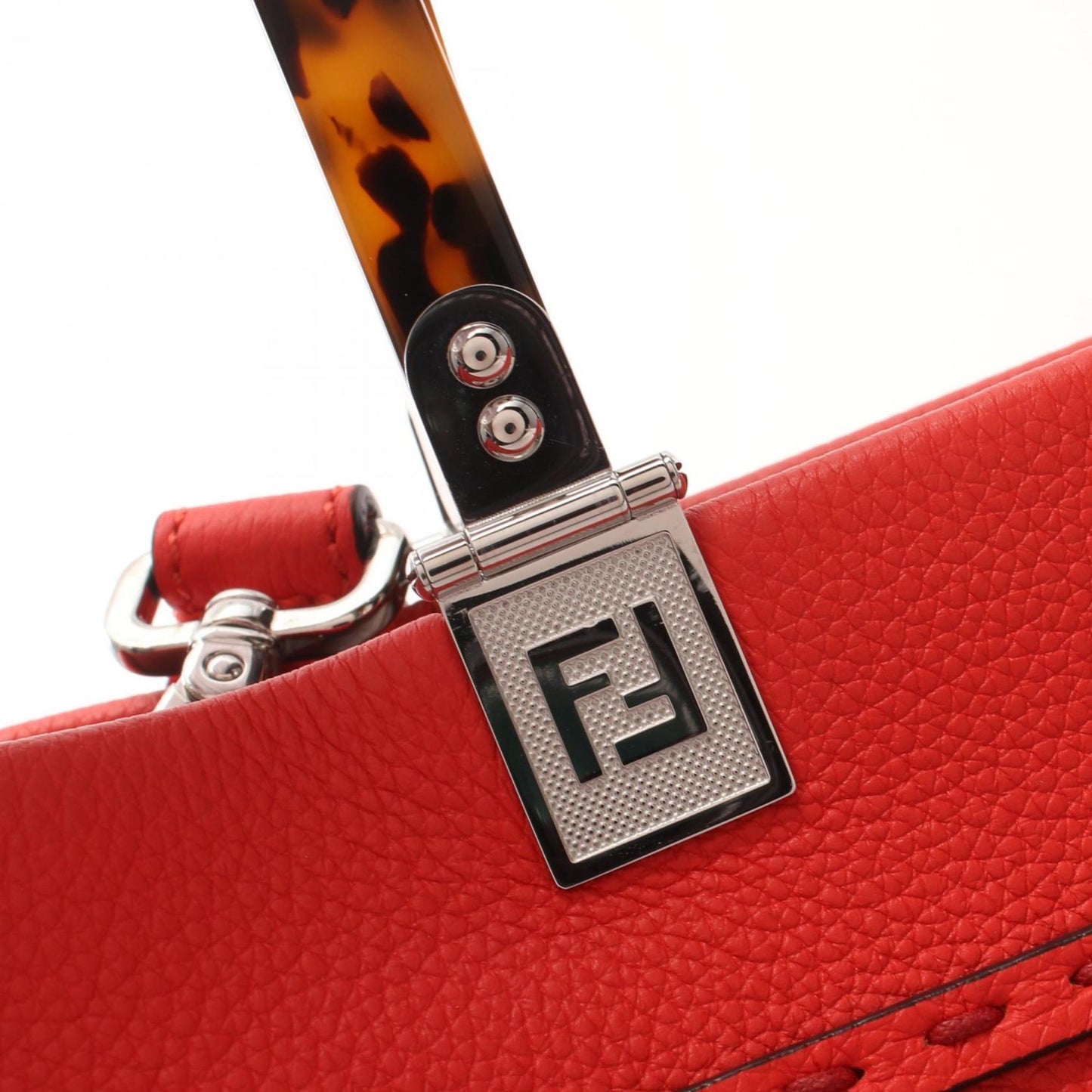 Fendi Red Leather Sunshine