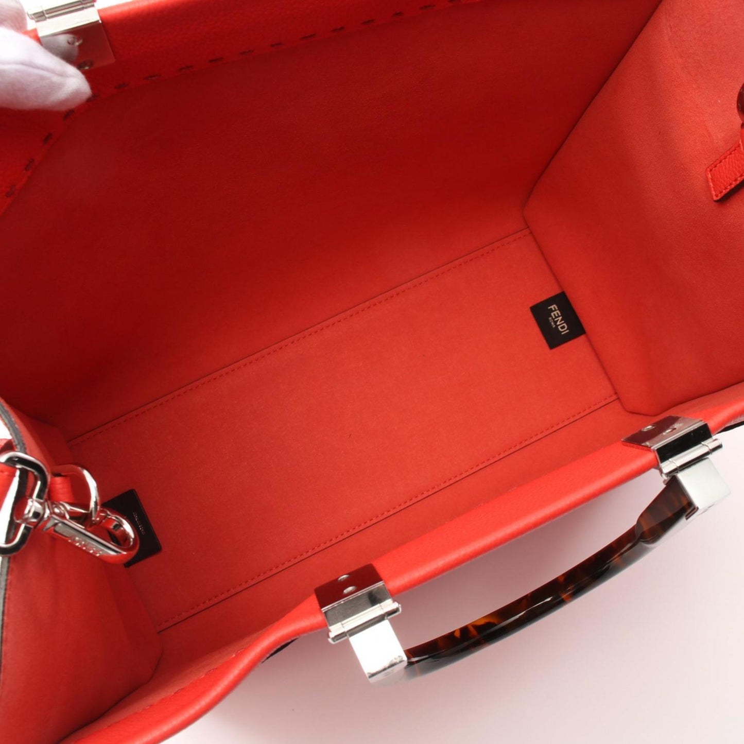 Fendi Red Leather Sunshine