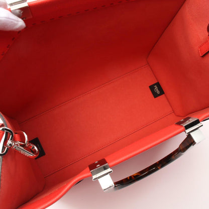 Fendi Red Leather Sunshine