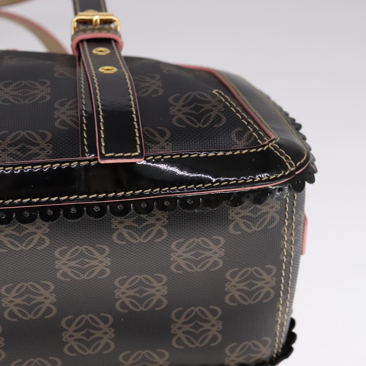 Loewe Black Canvas Anagram