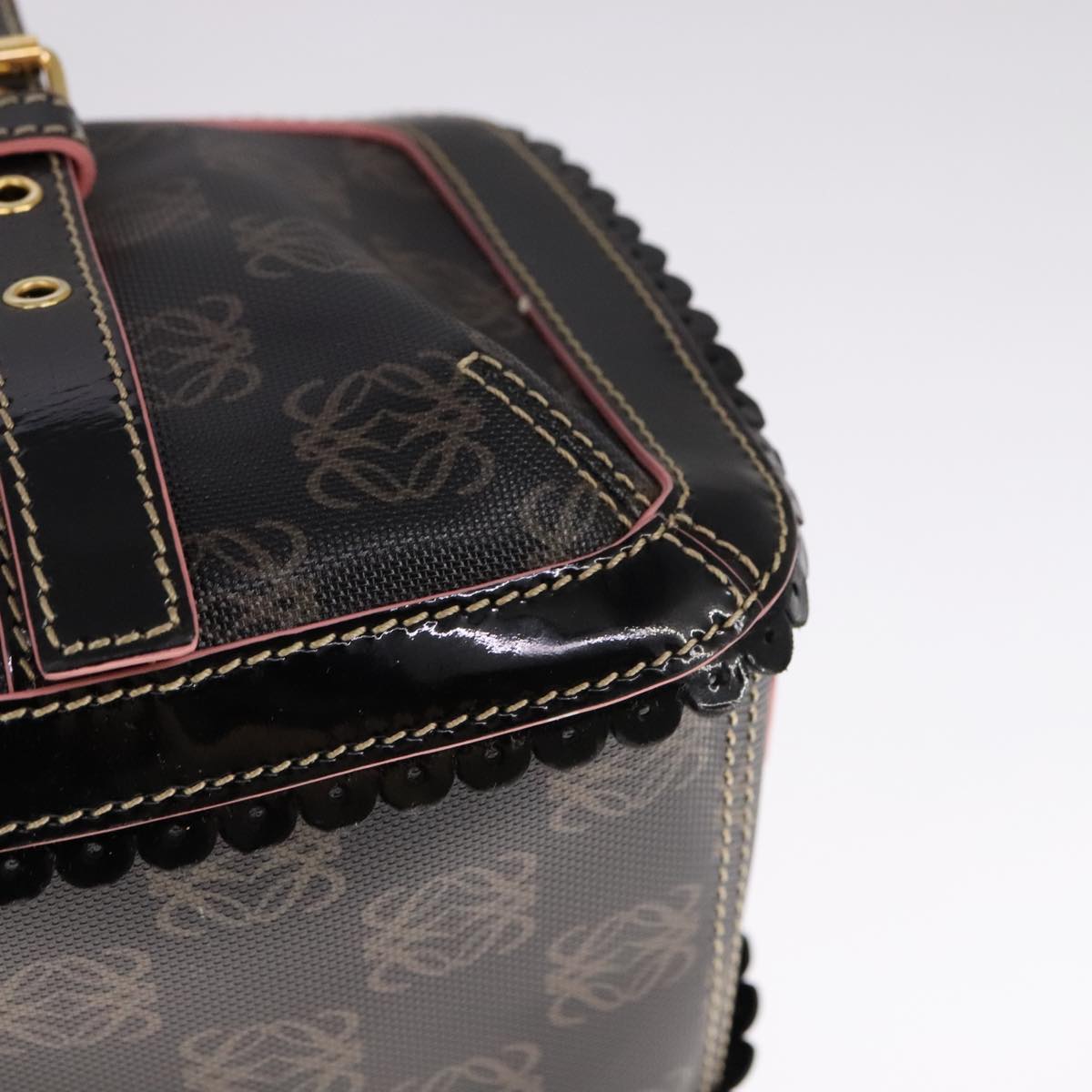 Loewe Black Canvas Anagram