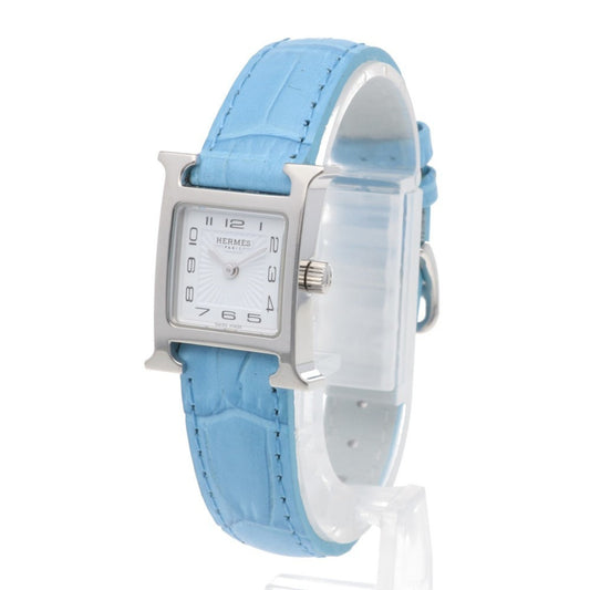Hermès White Steel H