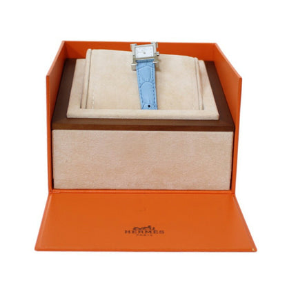 Hermès White Steel H