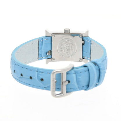 Hermès White Steel H