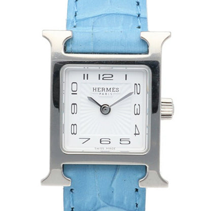 Hermès White Steel H