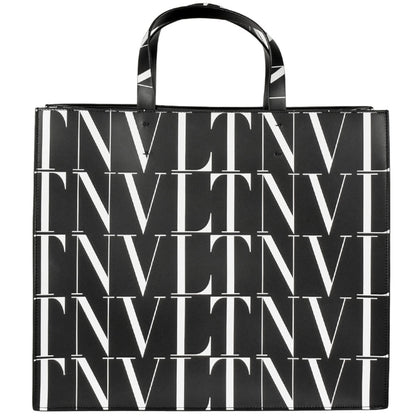 Valentino Garavani Black Leather Vltn