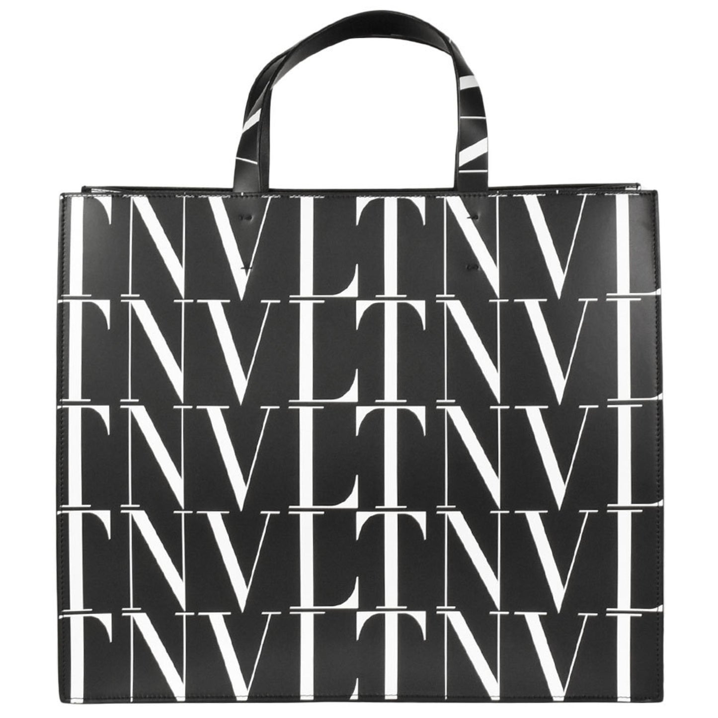 Valentino Garavani Black Leather Vltn