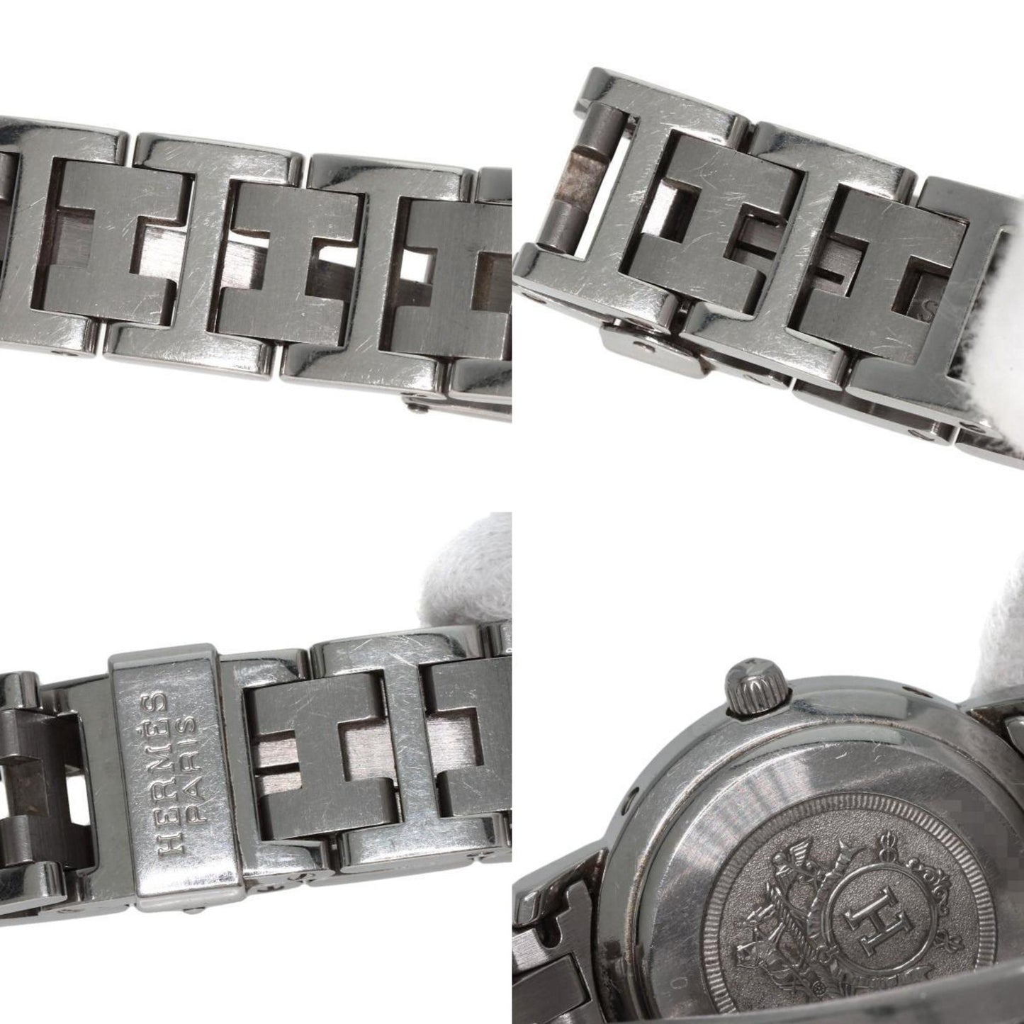 Hermès White Steel Clipper