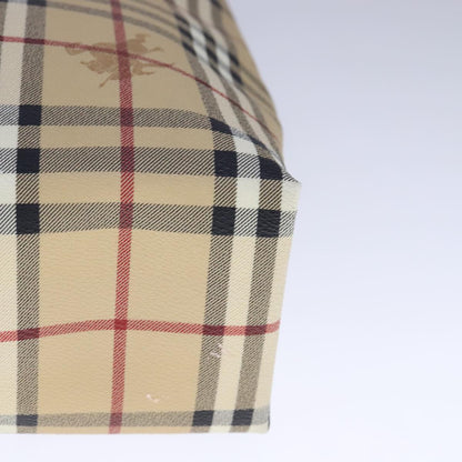 Burberry Brown Leather Haymarket