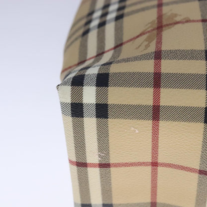 Burberry Brown Leather Haymarket