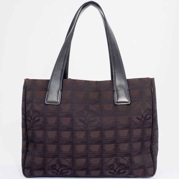 Chanel Black Leather Medaillon