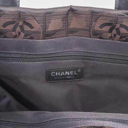 Chanel Brown Synthetic Travel Line