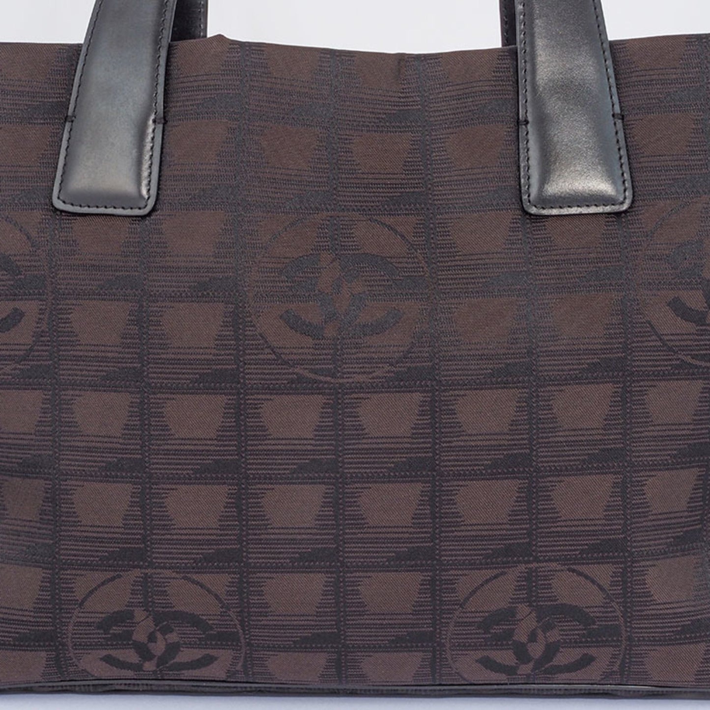 Chanel Brown Synthetic Travel Line