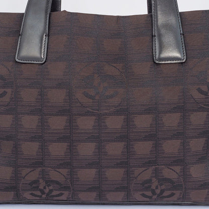 Chanel Brown Synthetic Travel Line