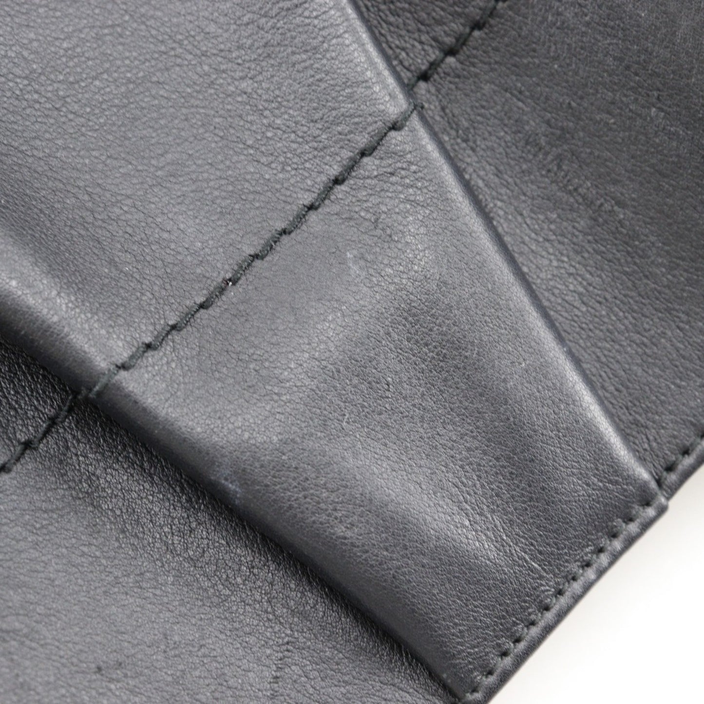 Salvatore Ferragamo Black Leather Gancini