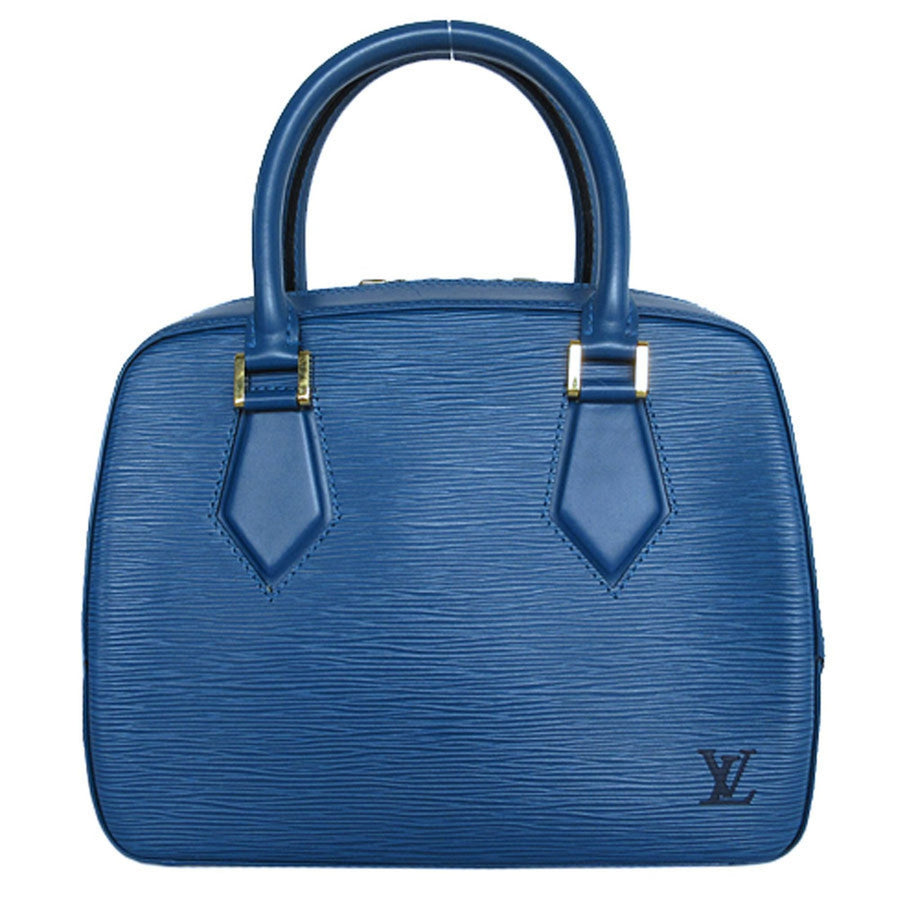 Louis Vuitton Blue Leather Sablon