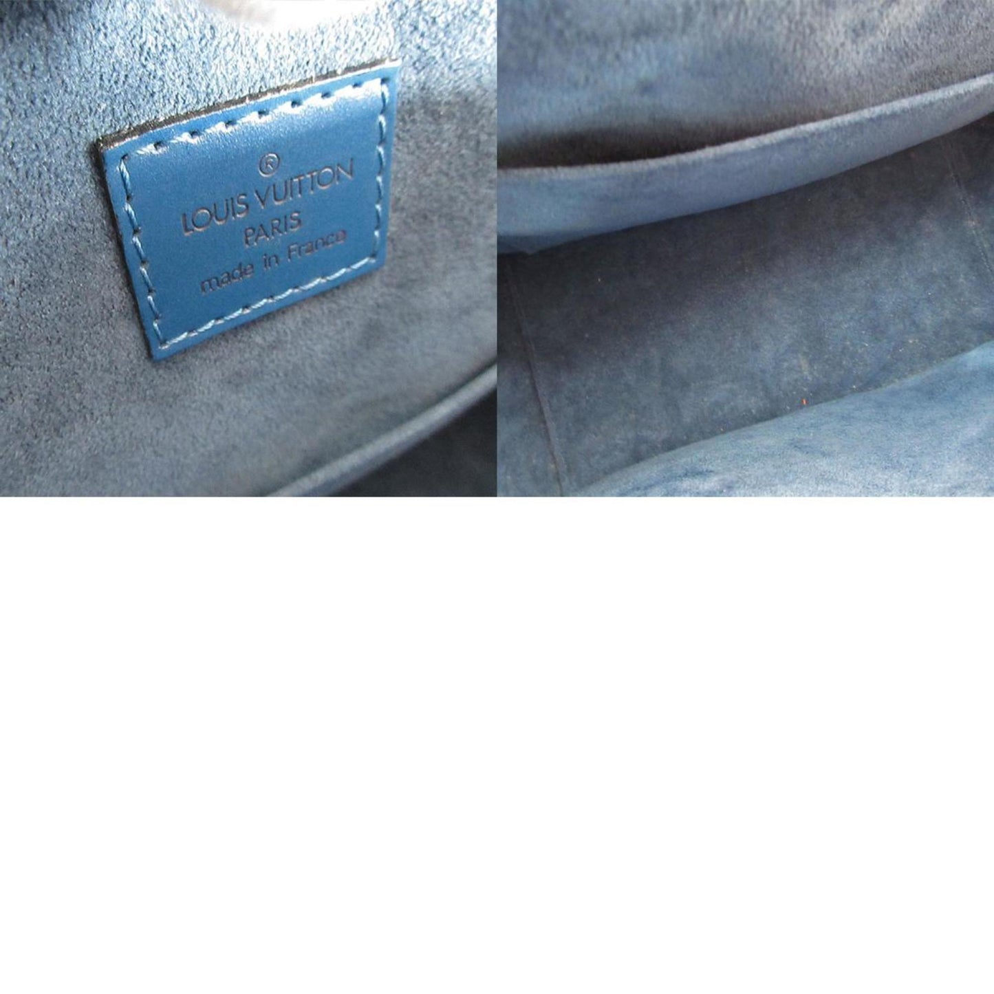 Louis Vuitton Blue Leather Sablon
