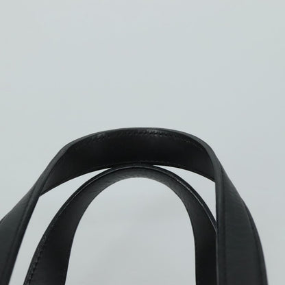 Salvatore Ferragamo Black Leather Gancini