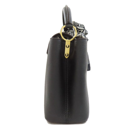 Louis Vuitton Black Leather Handbag
