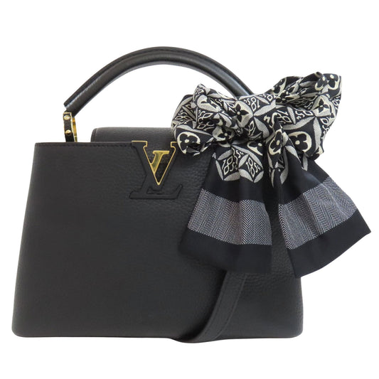 Louis Vuitton Black Leather Handbag