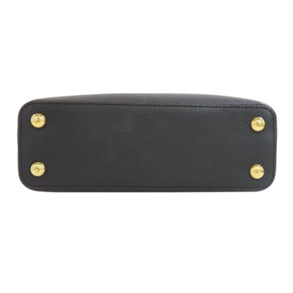 Louis Vuitton Black Leather Handbag