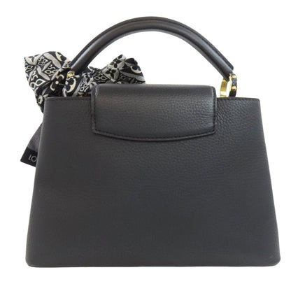 Louis Vuitton Black Leather Handbag