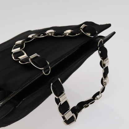 Salvatore Ferragamo Black Canvas Vara