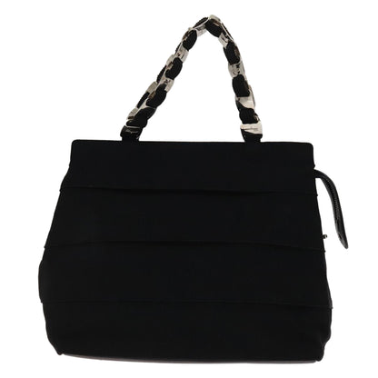 Salvatore Ferragamo Black Canvas Vara