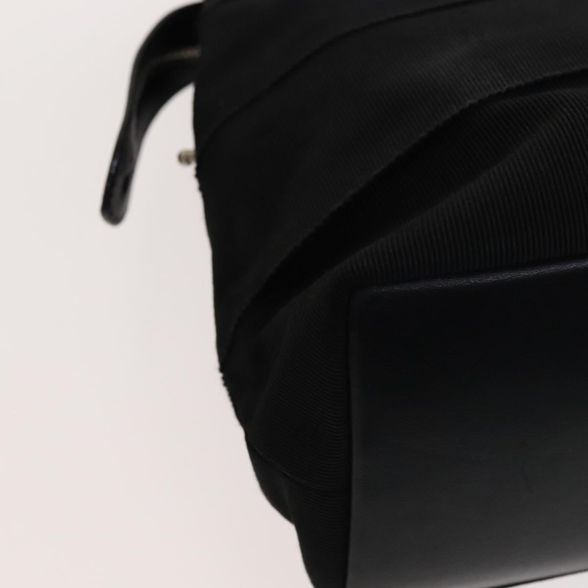 Salvatore Ferragamo Black Canvas Vara