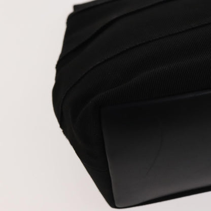 Salvatore Ferragamo Black Canvas Vara