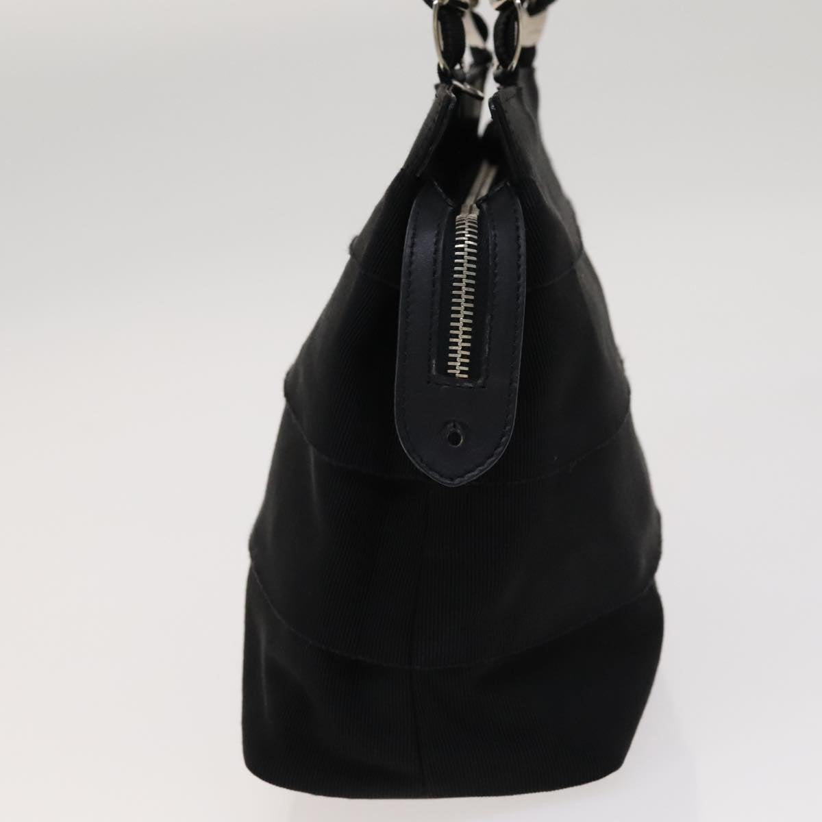 Salvatore Ferragamo Black Canvas Vara