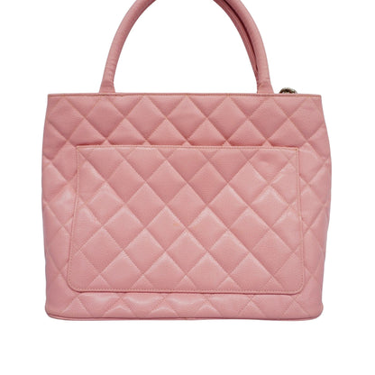 Chanel Pink Leather Medaillon