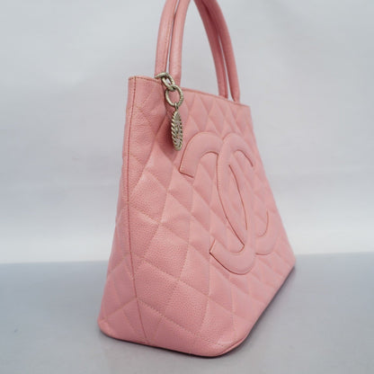 Chanel Pink Leather Medaillon