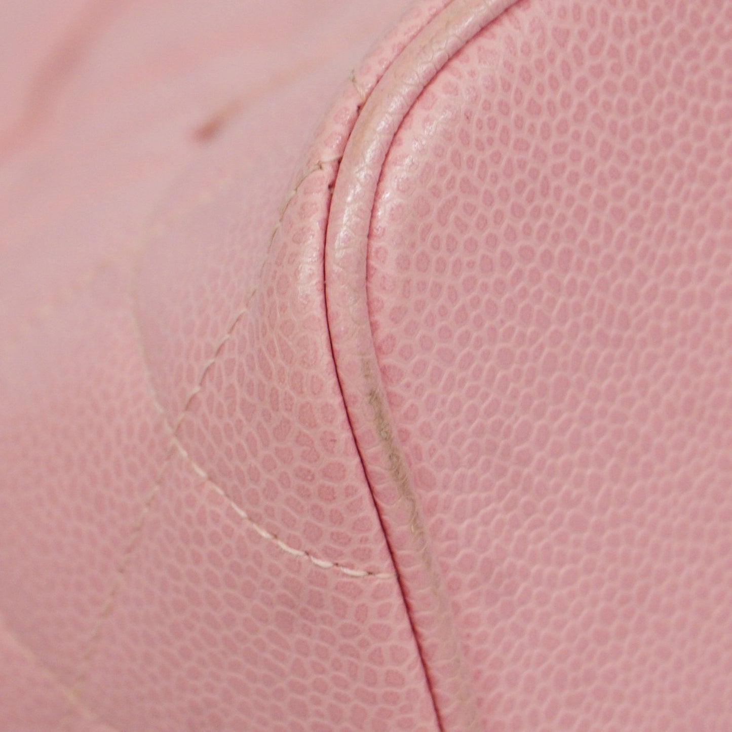 Chanel Pink Leather Medaillon