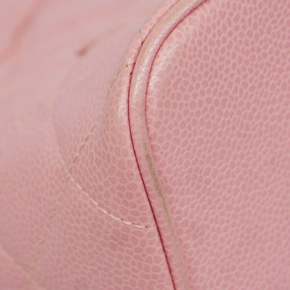 Chanel Pink Leather Medaillon