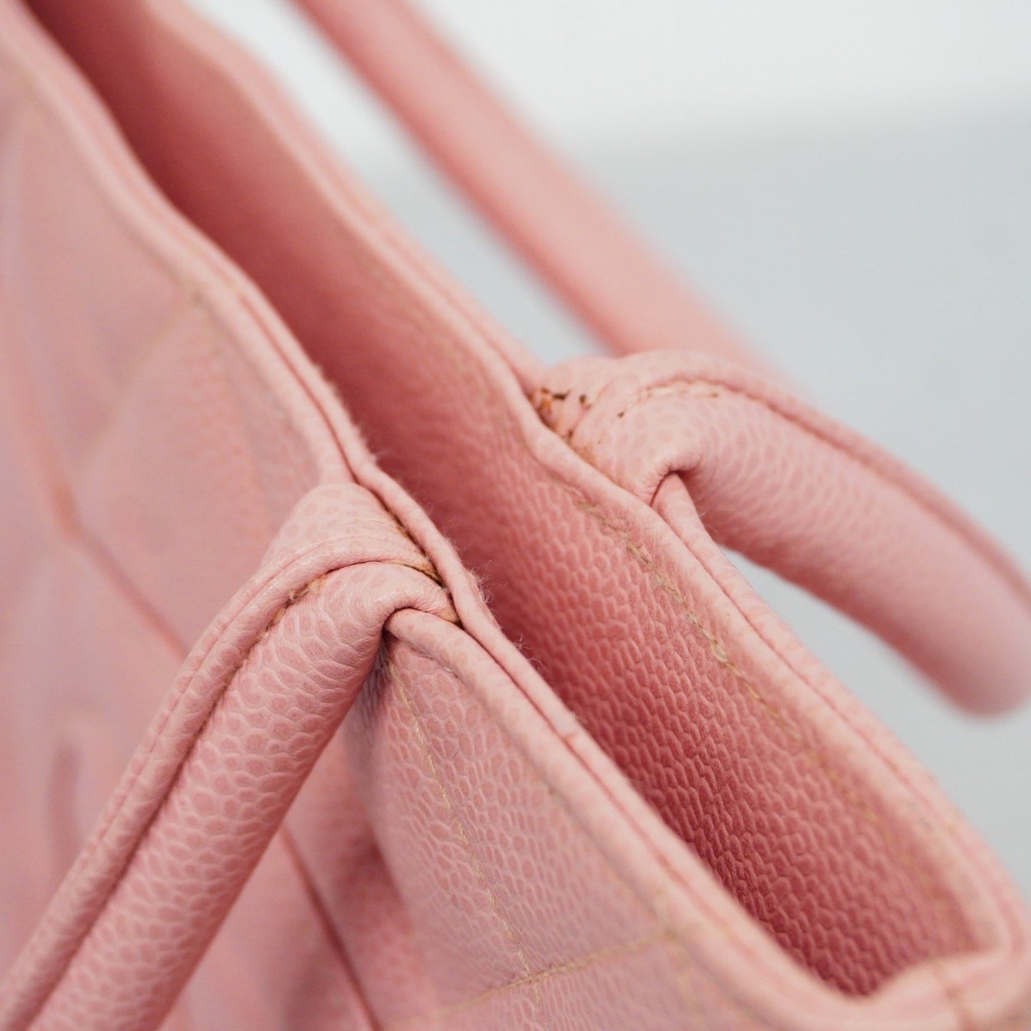 Chanel Pink Leather Medaillon