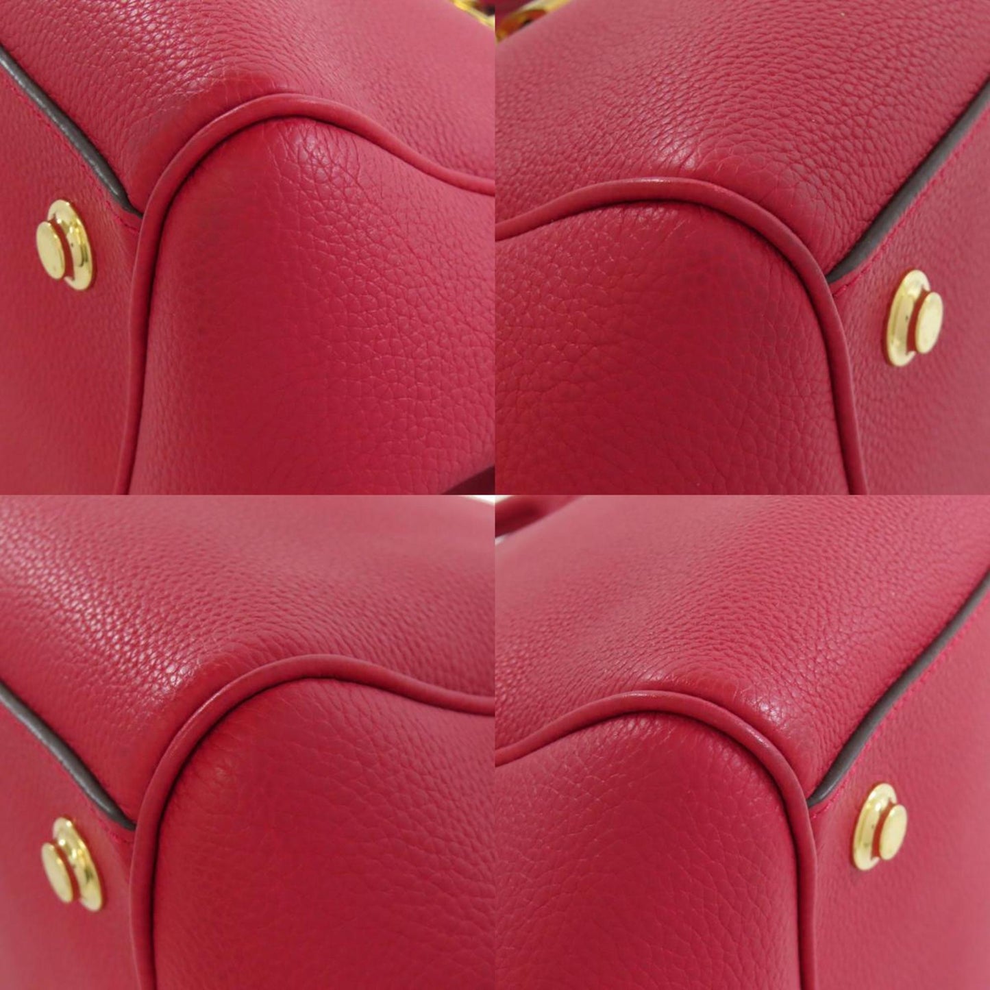 Louis Vuitton Red Leather Milla