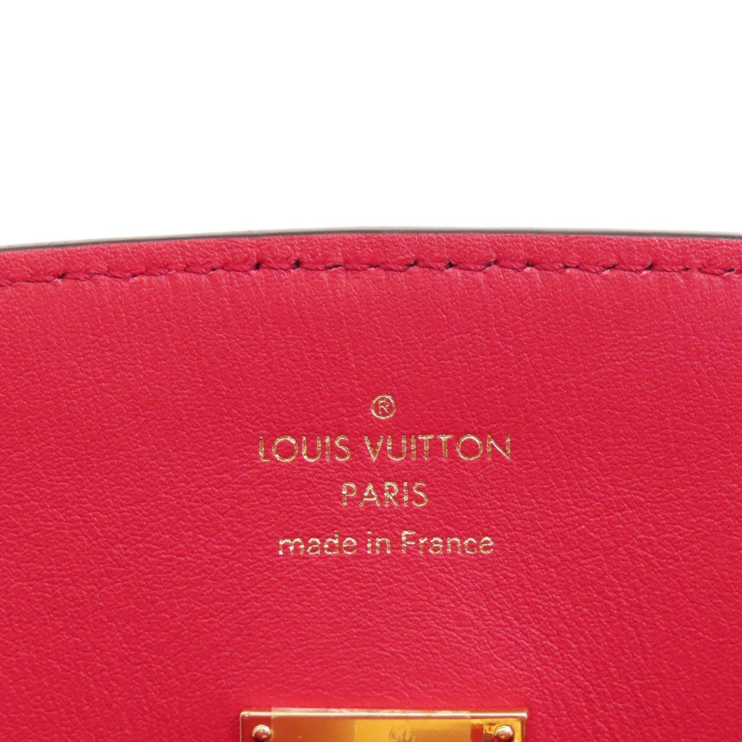 Louis Vuitton Red Leather Milla