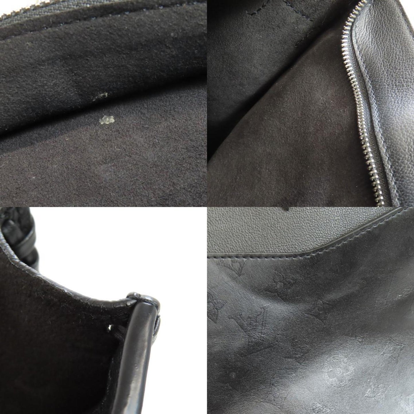 Louis Vuitton Black Leather Very Zipped Tote