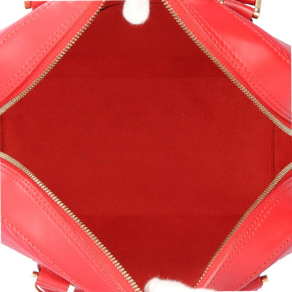 Louis Vuitton Red Leather Sablon