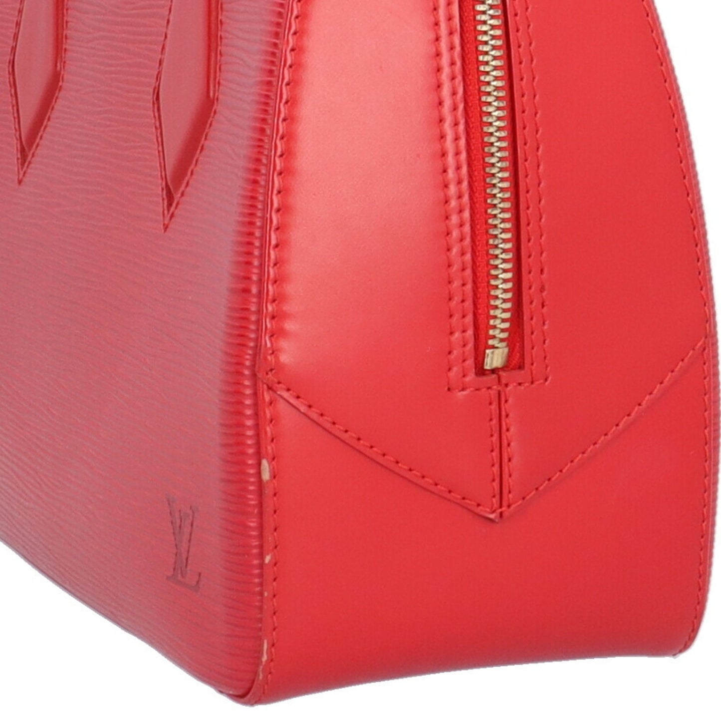 Louis Vuitton Red Leather Sablon