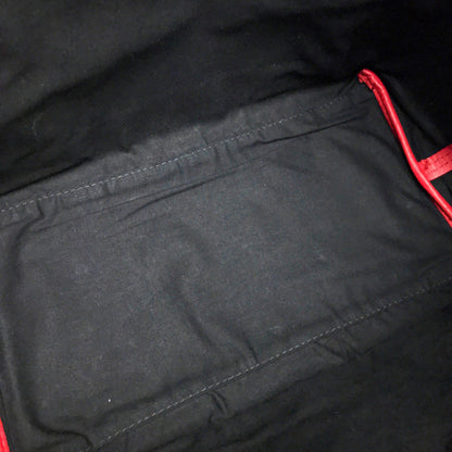 Balenciaga Red Leather Navy Cabas