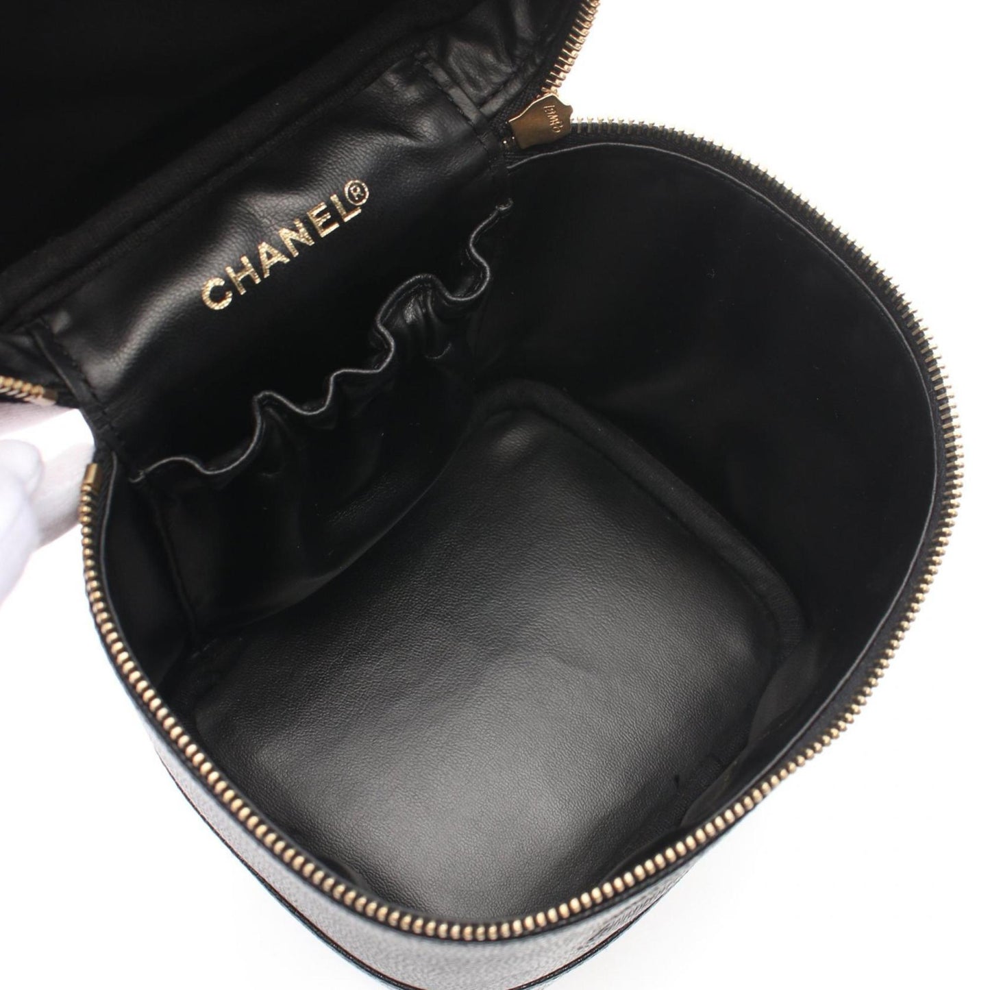 Chanel Black Leather Handbag
